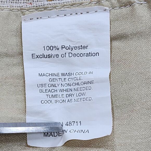 Fall Thanksgiving (4) Placemats 18x12 Embroidered Red Green Brown Leaves Holiday - Picture 7 of 9